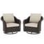 Chaise berçante pivotante pour 2 personnes-412624938