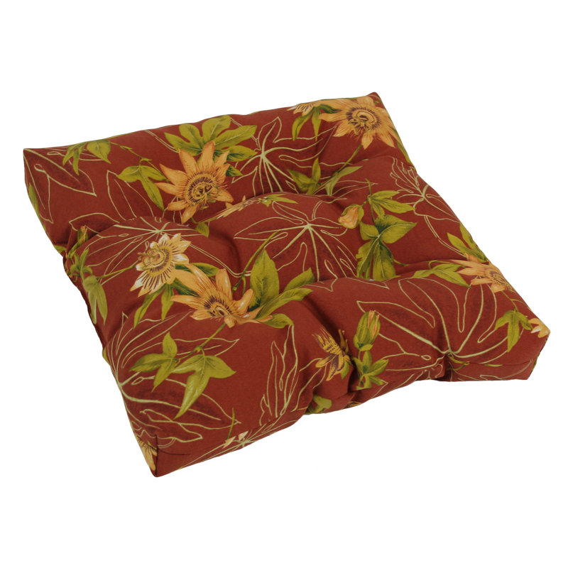 Outdoor 5'' Seat Cushion, Passion Ruby