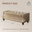 Faux Leather Upholstered Storage Bench-531835488