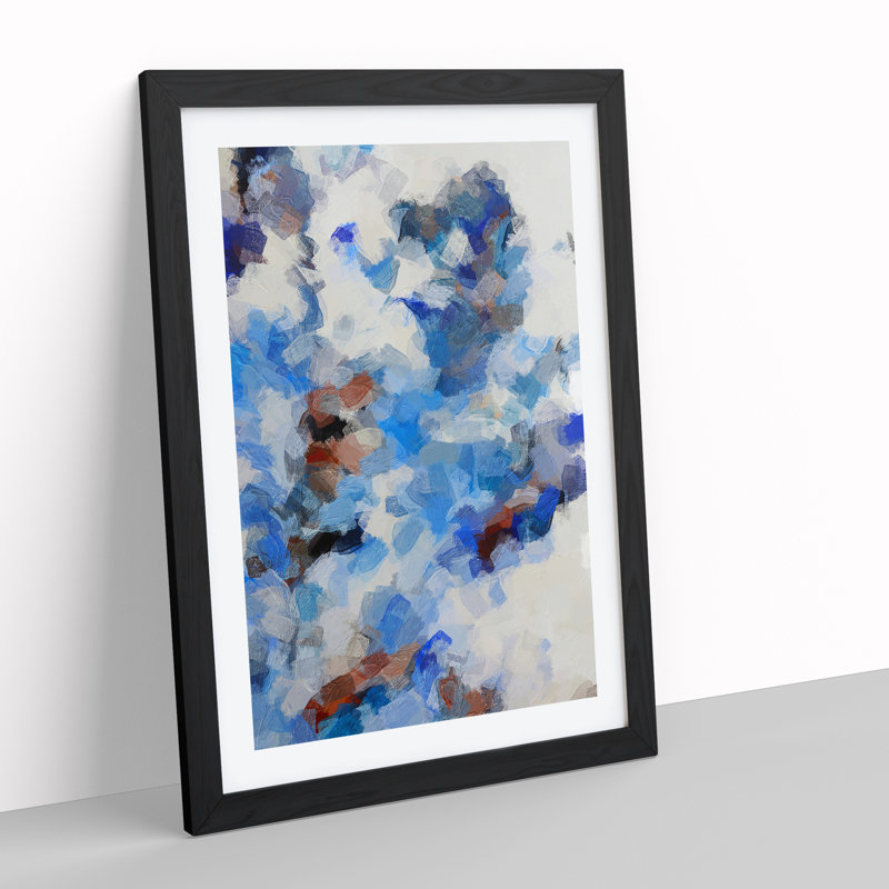 Replay Abstract - Wall Art, Black Framed, Black, 34cm H x 25cm W x 2cm D