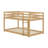 Wooden Solid Floor Bunk Bed With Ladder-1748744066
