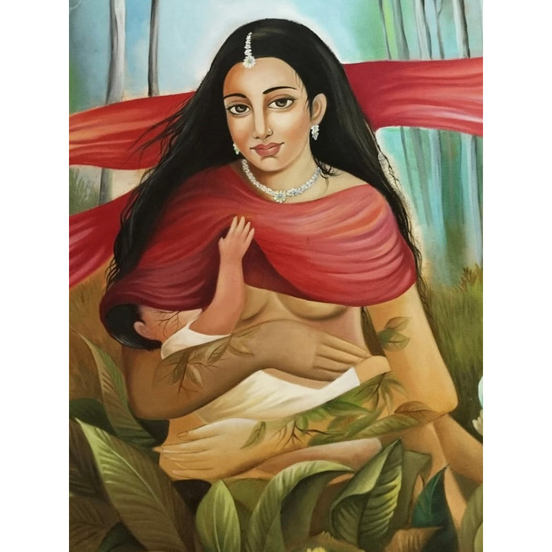 Mère nature | Huile sur toile | Par Niva