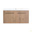 Armoire de salle de bain 36 po avec lavabo, portes à fermeture douce, conception à fixation flottante (emballage KD)-126528827