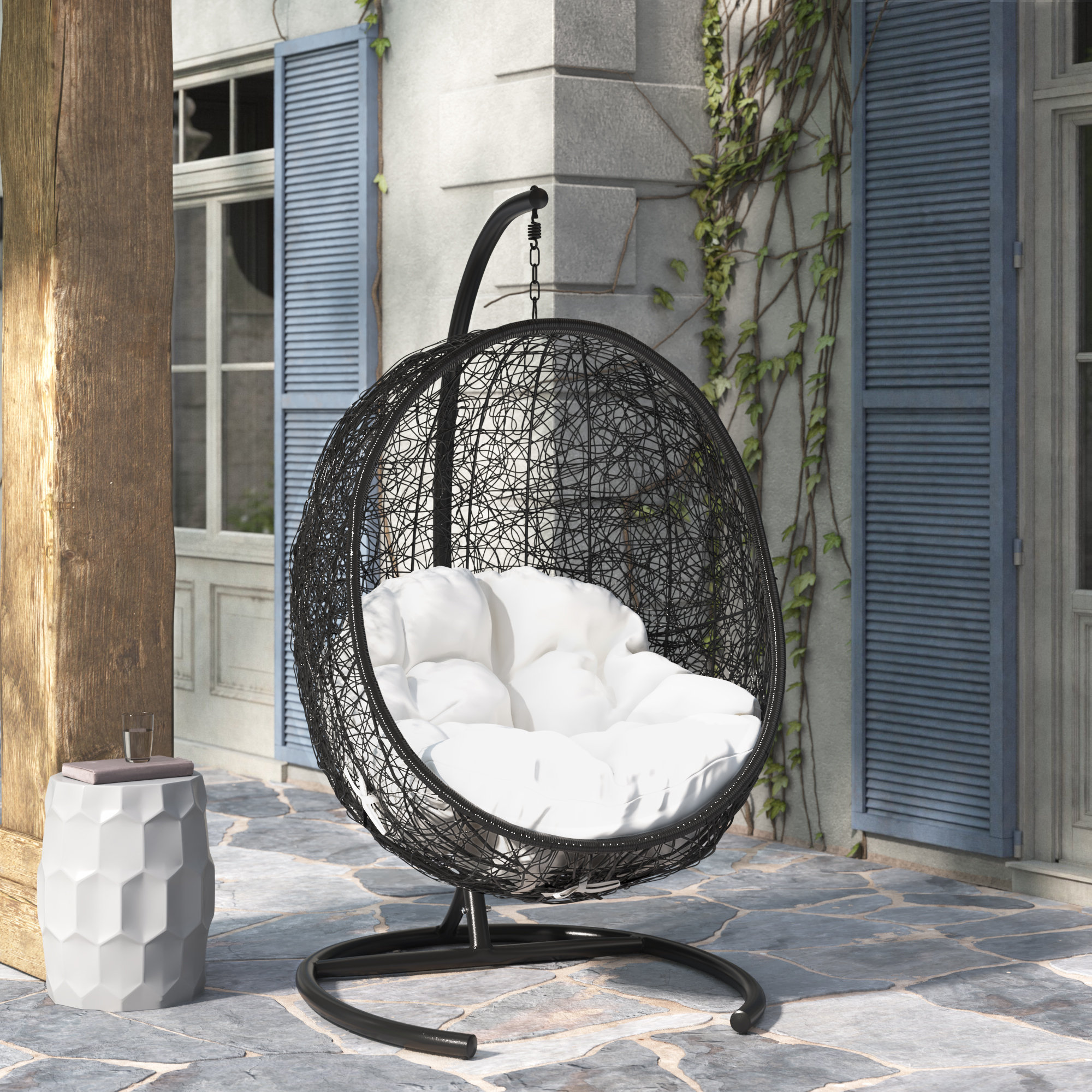 Modway Encase Swing Outdoor Patio Lounge Chair Reviews Wayfair