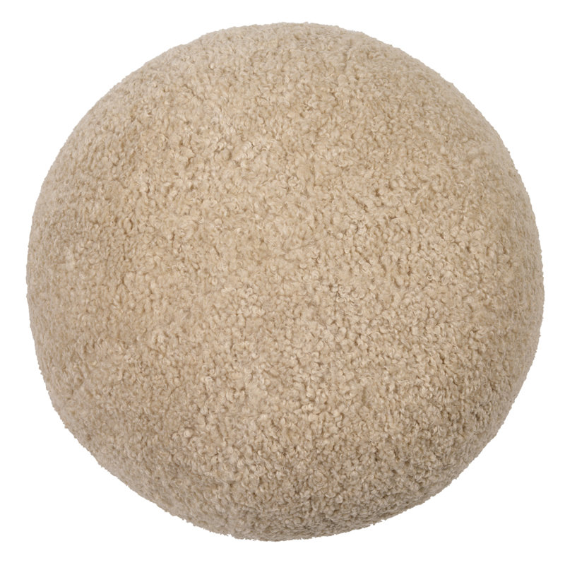 Palla Circular Pillow Cover & Insert, 14.57" x 14.57", Canberra Sand