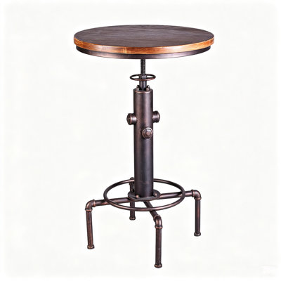 Table bistro industrielle 32,28 à 36,22 po