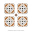 Décalcomanie octogonale vaudoise Zimer avec tacos 7-7 / 8 po X 7-7 / 8 po Carreau de porcelaine pour plancher et mur-112730115