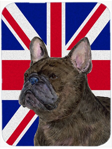 Caroline's Treasures Union Jack French Bulldog with English British ...