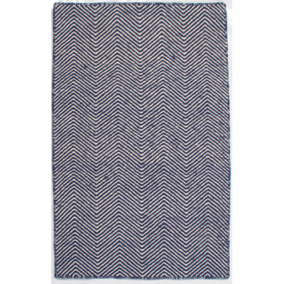 Tapis gris en laine tissé à la main Ainur