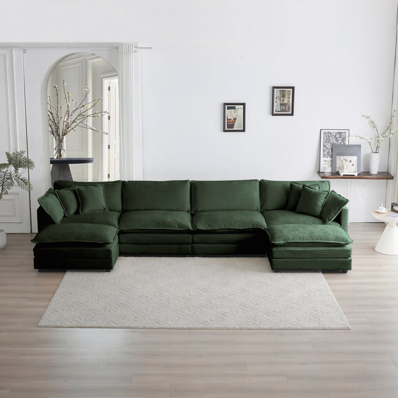 Canapé Comfort U, Vert