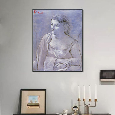 " 1922 Femme assise dans un fauteuil by Pablo Picasso " by Pablo Picasso Print
