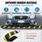 VEVOR Rubber 72'' L Threshold Ramp