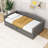 Twin Upholstered Daybed with Trundle-258586826