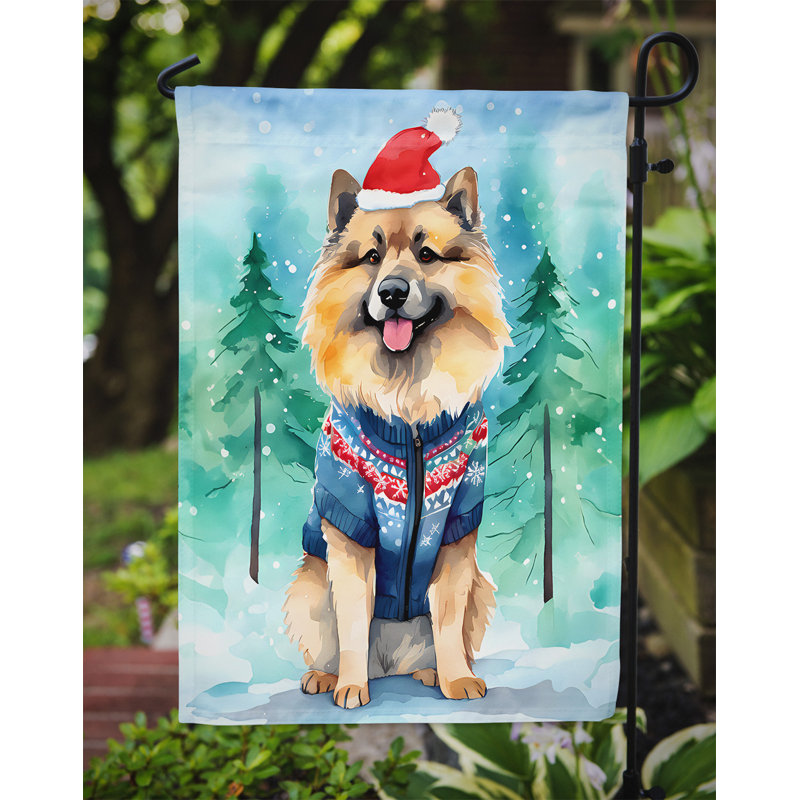 Double Sided Polyester Christmas, 15.5'' H x 11.25'' W