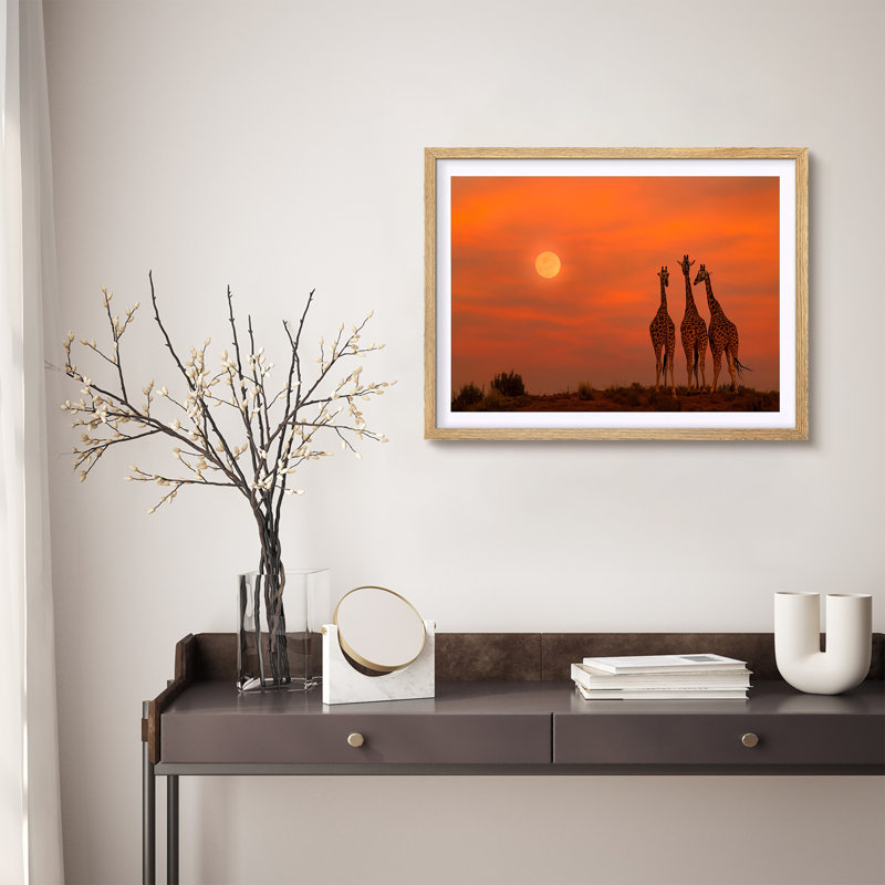 Reproduction de paysage encadrée pour la maison - 11 po x 14 po, H 11 po x l 14 po, Naturel
