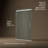 Pleat Frameless Sliding Shower Door, 79-1/16 In. H X 54-5/8 - 59-5/8 In. W, With 5/16 In. Thick Frosted Glass-71122755