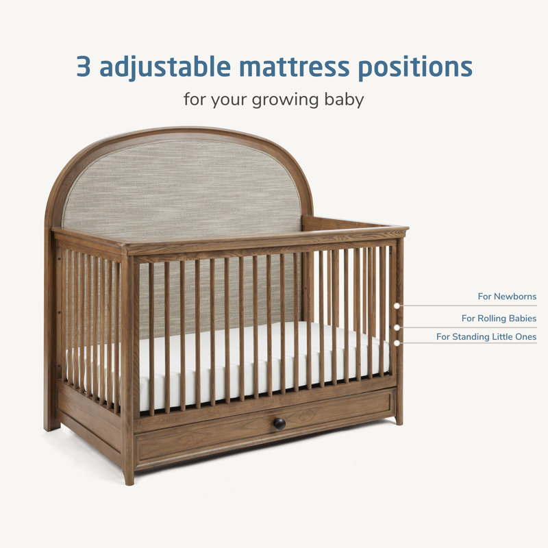 Maxi-Cosi Quiet Luxury 6-in-1 Convertible Crib with Toddler Bed/Daybed Conversion Kit