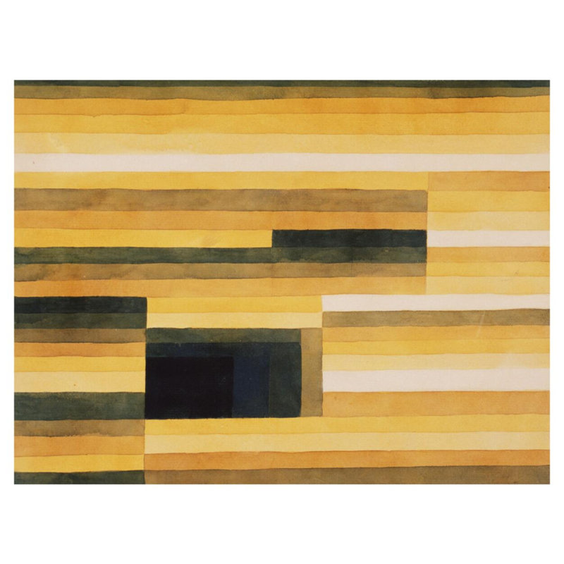 «Felsenkamer» par Paul Klee - estampe numérique, H 32 po x l 40 po