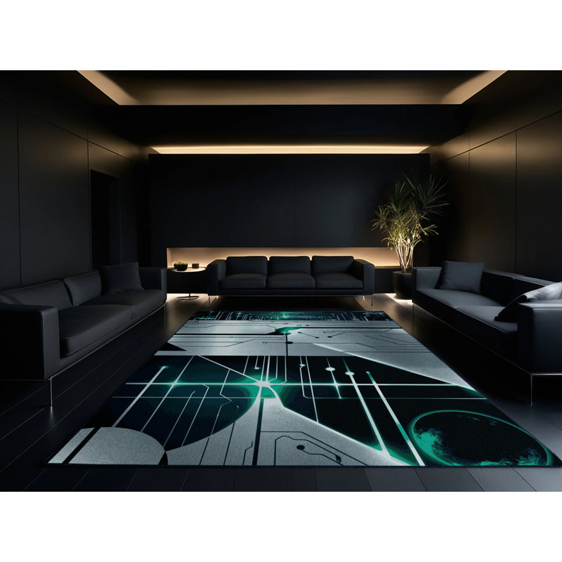 Astro Glow Rug, Rectangle 3' x 5'