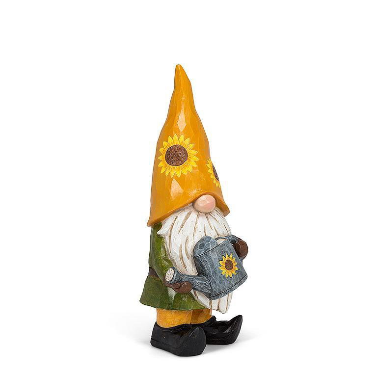 Grande figurine de jardin ou de tablette d'intérieur en résine de 12 pouces Khyree, 12'' H X 3'' W X 5'' D