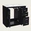 Meuble-lavabo autoportant avec lavabo en céramique, structure en bois massif, 3 tiroirs, portes à fermeture en douceur-1678204638-1678204633-1678204636