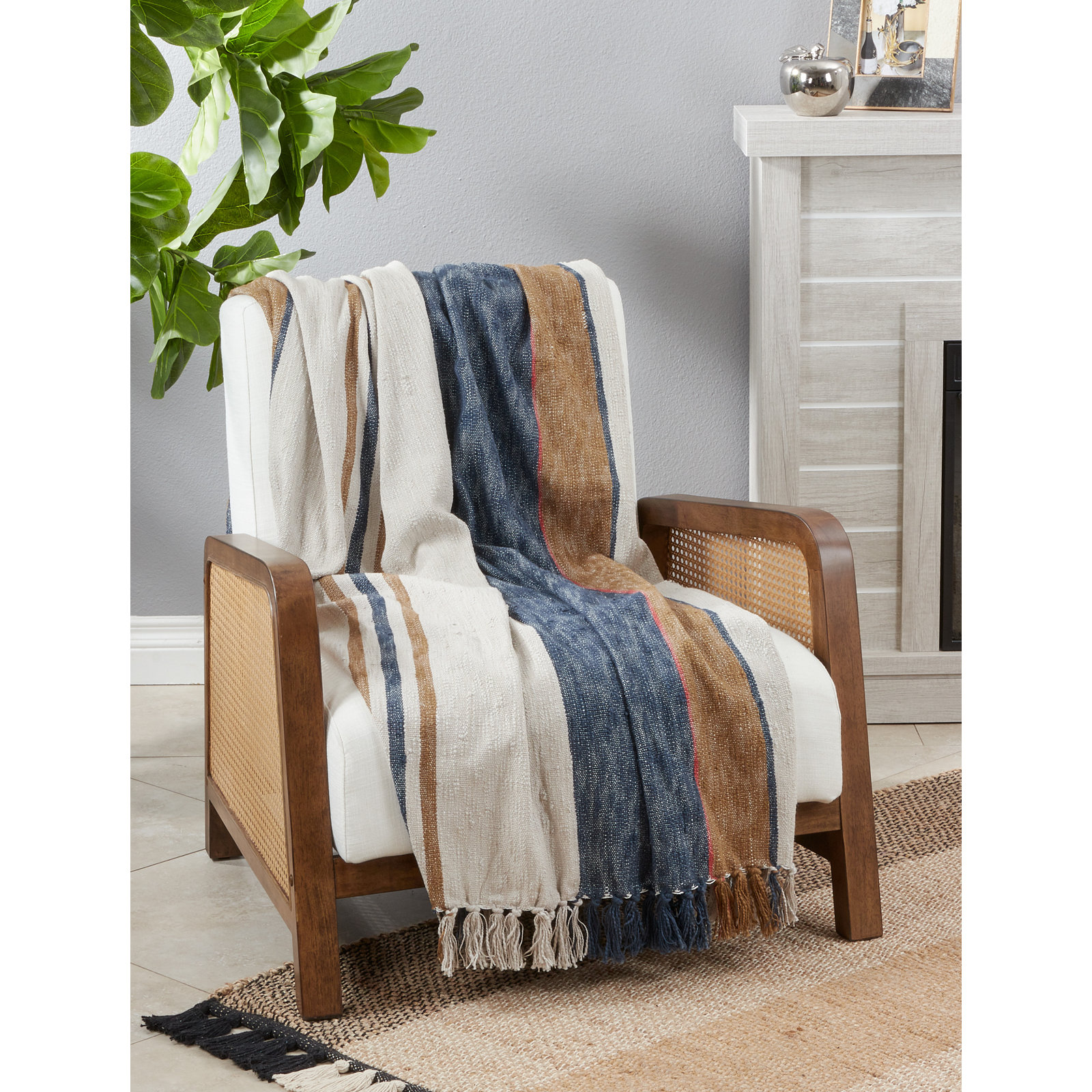 Bettie Cotton Hand Woven Throw Blanket
