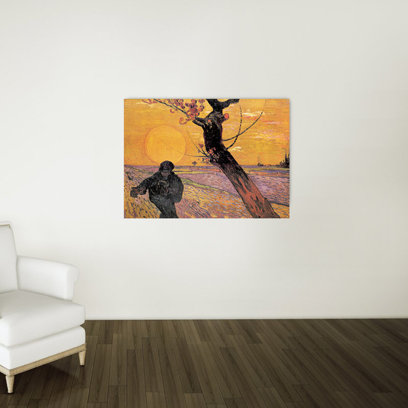 Vincent Van Gogh - No Frame Print on Wood, 72cm H x 100cm W x 1.8cm D