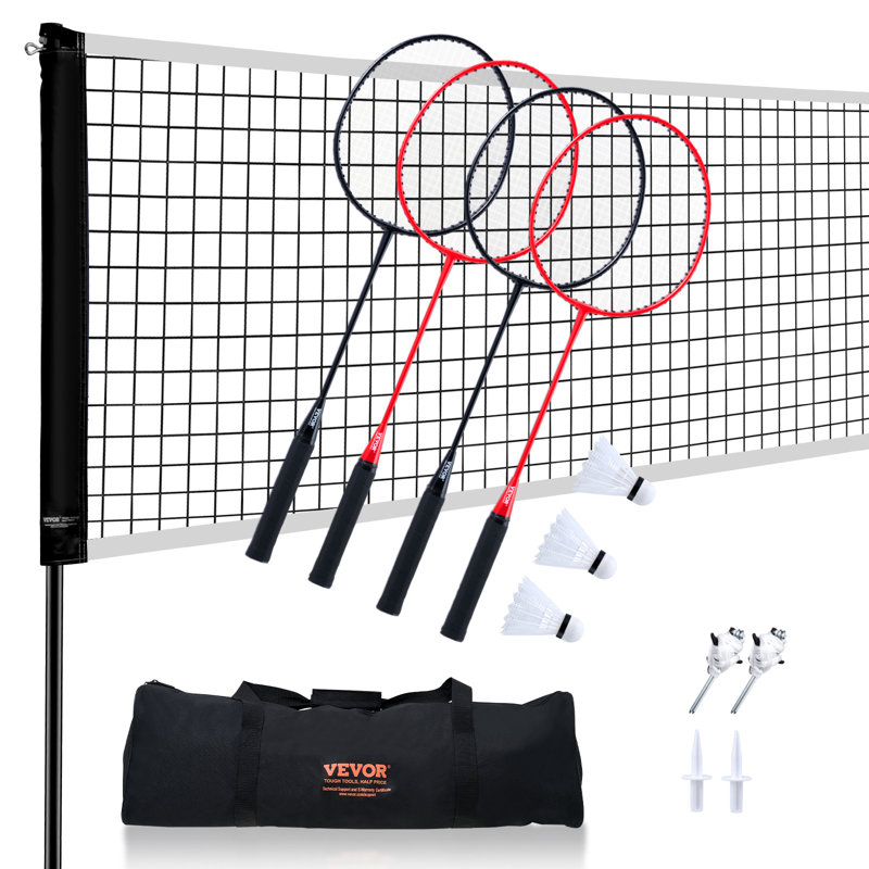 VEVOR Mesh Badminton with Carrying Case
