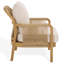 Chaise en teck et jacinthe de Rogers