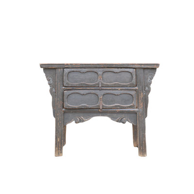 Console en bois massif 44,5 po