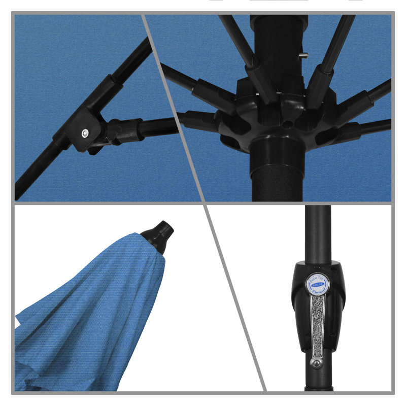 Parasol de marché 7,5 pi Simons, Toile Capri Performance