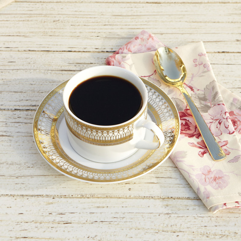 Shyanne Porcelain Teacup and Saucer