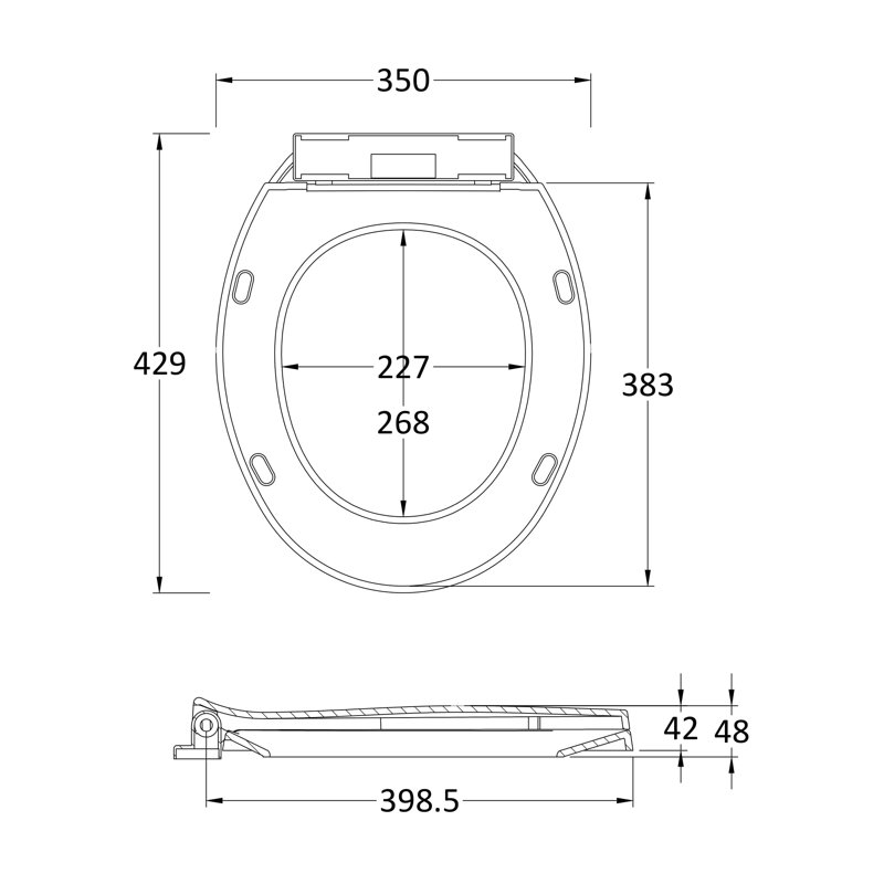 Marley Elongated Toilet Seat