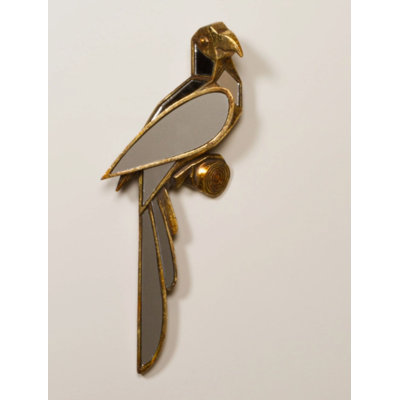 Hazleigh Dimensional Parrot Mirror Wall Art Décor