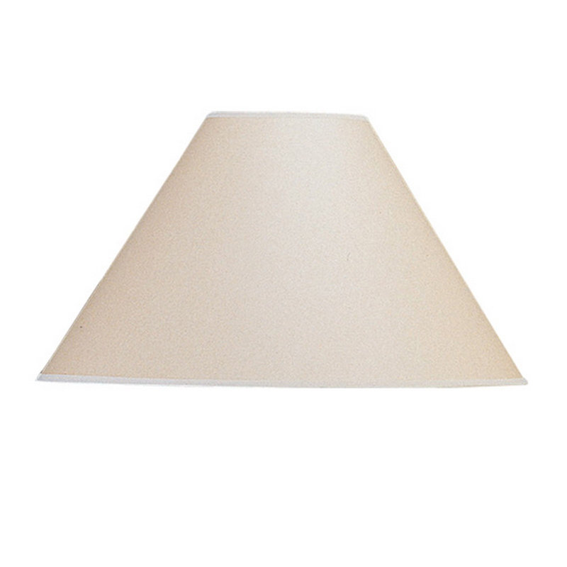 Abat-jour empire en papier kraft brun clair
