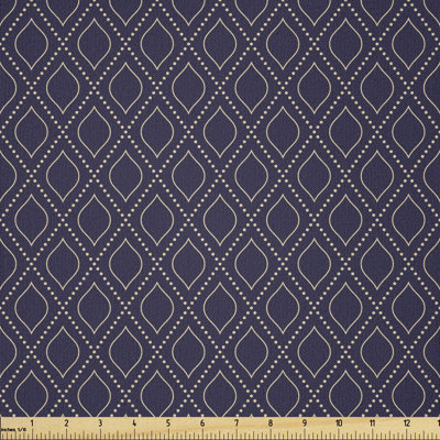 Darric Ogee Grid Ornament Multi-purpose Fabric