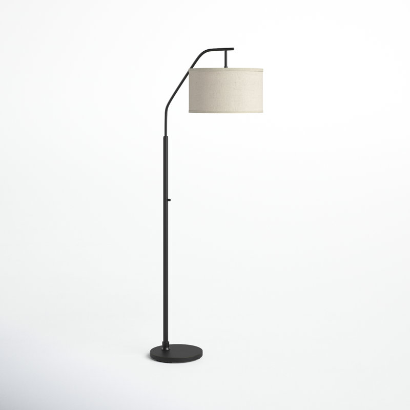 Greenbury 66'' Black Task Floor Lamp