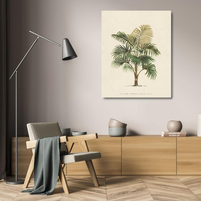 «Bay Palm Home», galerie d'art Inconnu sur toile tendue: Les Palmiers IV, H 24 po x l 20 po