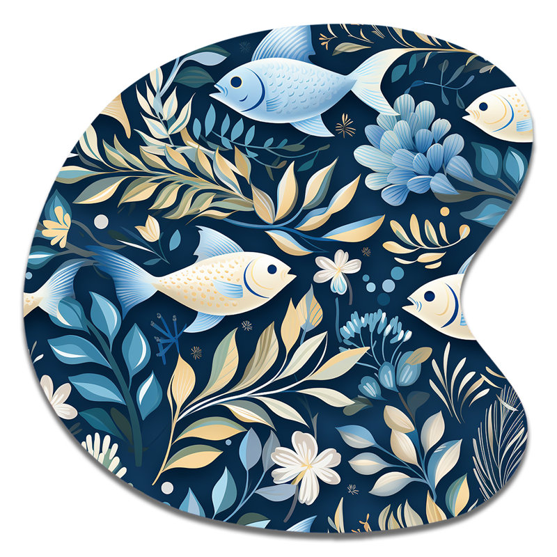 Robson - art mural asymétrique en métal Coastal, H 27 po x l 27 po
