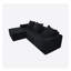 Canapé modulaire convertible convertible en microfibre-1257784183