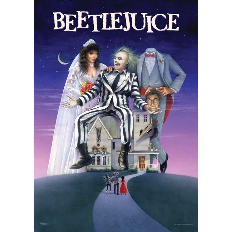 Décoration murale Beetlejuice film sans cadre MightyPrint