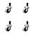 4 Piece Caster Set with Expanding Stem