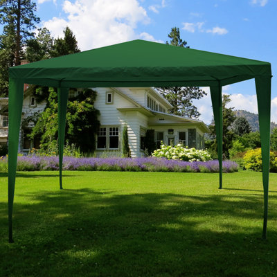 Kirklin 1.16m x 1.16m Metal Pop-Up Party Tent Gazebo