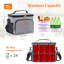 Insulated Lunch Bag For Men, Thermal Lunch Box For Women Cool Bag, Reusable Leakproof Lunch Tote Bag With Adjustable Shoulder Strap For Adult For Work/Picnic/Beach, Grey 15L
