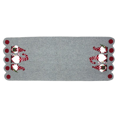 The Holiday Aisle® Holiday Gnomes Table Runner