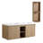 Modern Bathroom Storage & Vanity Combo – Sleek Design, Maximum Functionality