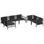 70cm Wide Steel Sofa with Cushions