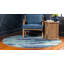 Tapis bleu à motif abstrait Rizer-1409879902