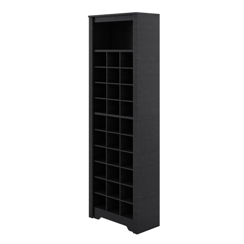 Console 30 casiers, armoire à chaussures haute avec capacité de rangement multiple, armoire haute autoportante polyvalente pour le couloir, la chambre à coucher