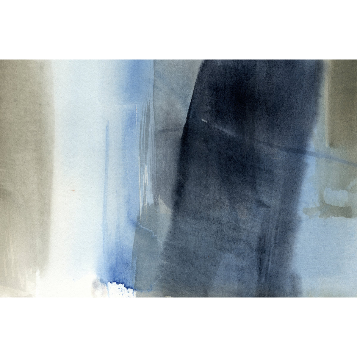 Ivy Bronx Blue On Grey II | Wayfair.co.uk